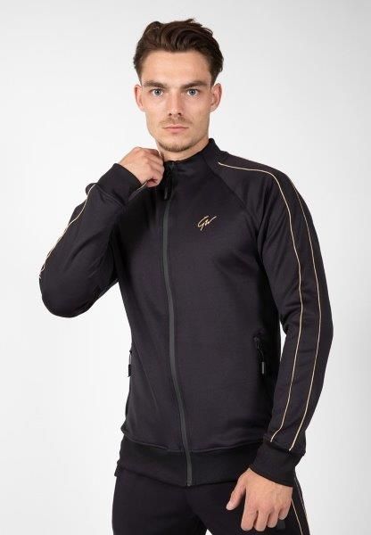 Wenden Track Jacket, musta/kulta-Gorilla Wear-S-Aminopörssi