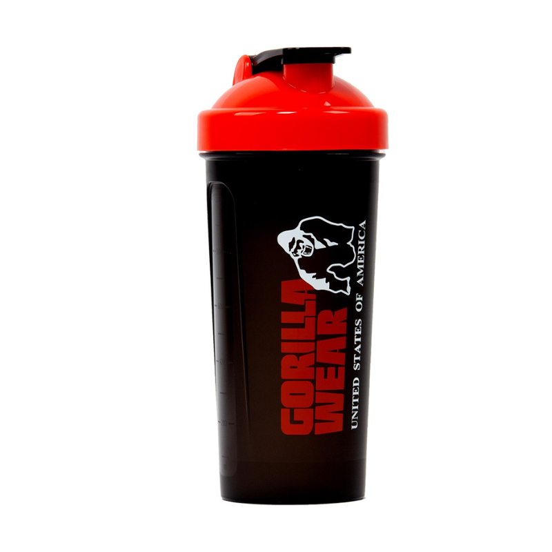 Shaker XXL Black/ Red, 1 litra-Shakeri-Gorilla Wear-Aminopörssi