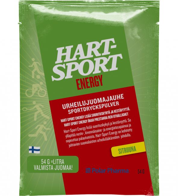 Hart-Sport Energy urheilujuomajauhe-Hart-Sport-Sitruuna-Aminopörssi