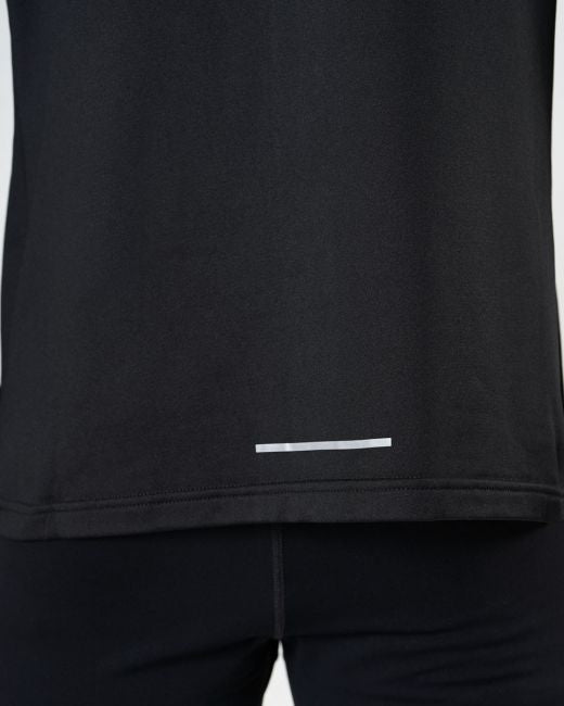 Outdoor Training Fleece Zip, musta-ICANIWILL-S-Aminopörssi