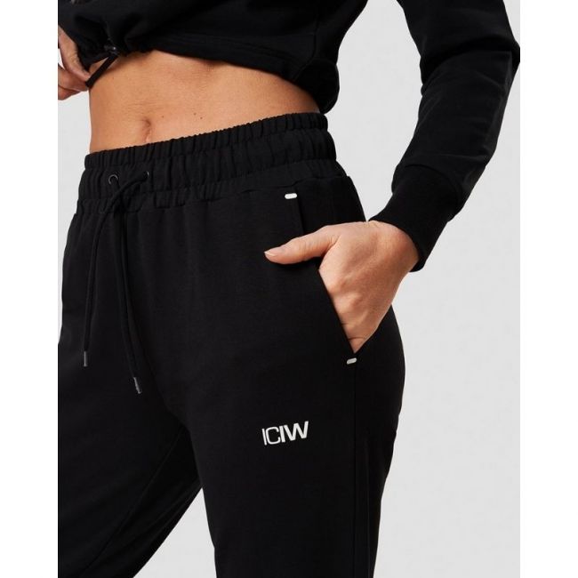 Sweatpants Black Wmn-ICANIWILL-XS-Aminopörssi