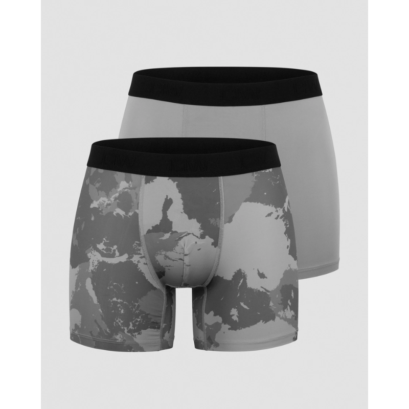 Sport Boxer 2-pack, Gray/Camo-Miesten bokserit-ICANIWILL-S-Aminopörssi