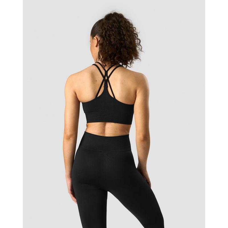 Define Seamless Sports Bra, black/black-Naisten urheiluliivit-ICANIWILL-XS-Aminopörssi