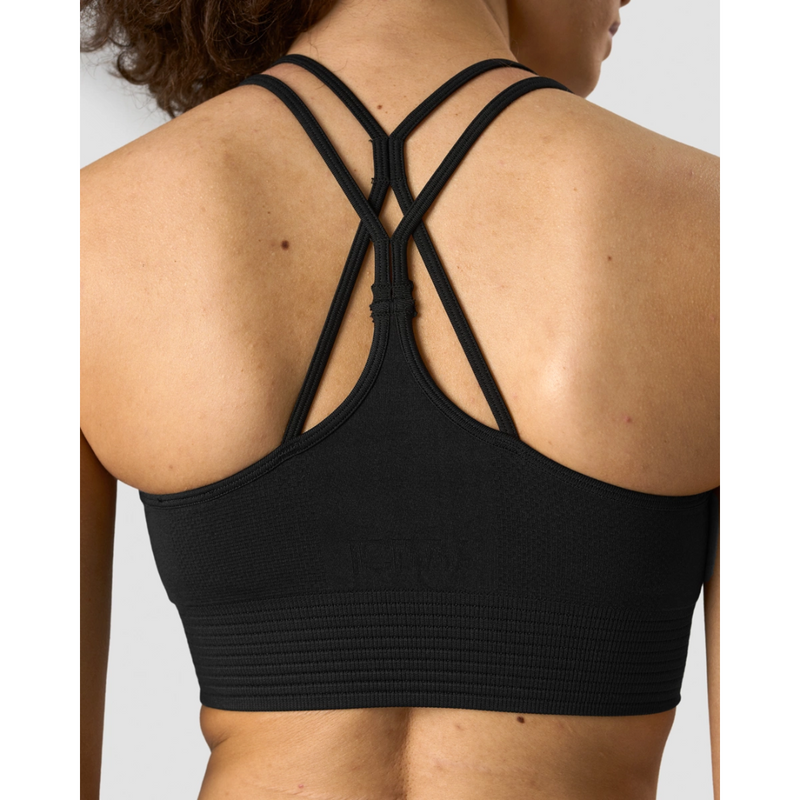 Define Seamless Sports Bra, black/black-Naisten urheiluliivit-ICANIWILL-XS-Aminopörssi