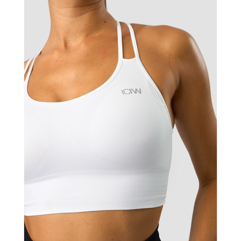 Define Seamless Sports Bra, white-Naisten urheiluliivit-ICANIWILL-XS-Aminopörssi