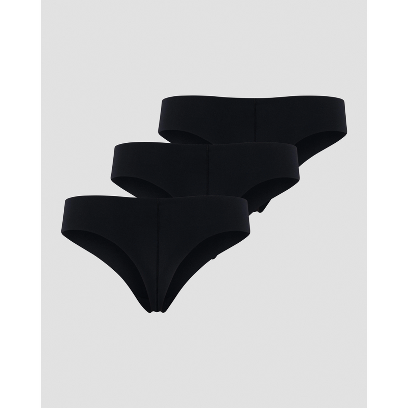 Soft Thong 3-pack, black-Naisten alusasut-ICANIWILL-XS-Aminopörssi