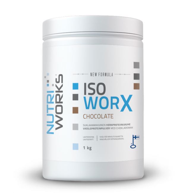 Iso Worx New Formula, 1 kg-Nutri Works-Suklaa-Aminopörssi