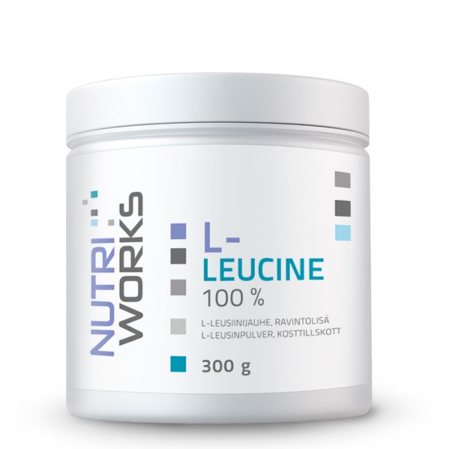 L-Leucine 100 %-Nutri Works-Aminopörssi