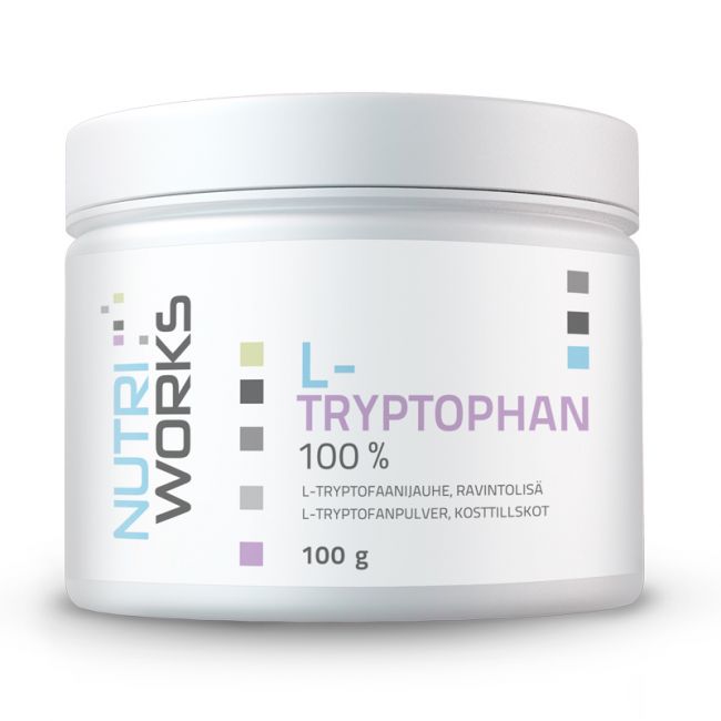 L-Tryptophan 100%-Nutri Works-Aminopörssi