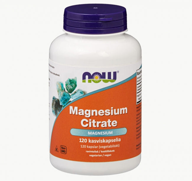 Magnesium Citrate-NOW® Foods-Aminopörssi