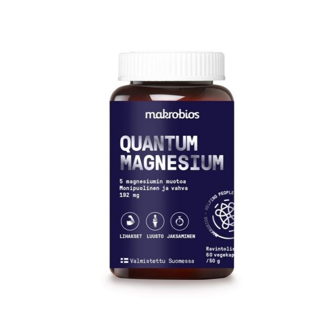 Quantum Magnesium, 60 vegekaps.-Makrobios-Aminopörssi