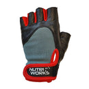 Naisten treenihanska, musta/punainen-Nutri Works-S-Aminopörssi
