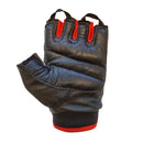 Naisten treenihanska, musta/punainen-Nutri Works-S-Aminopörssi