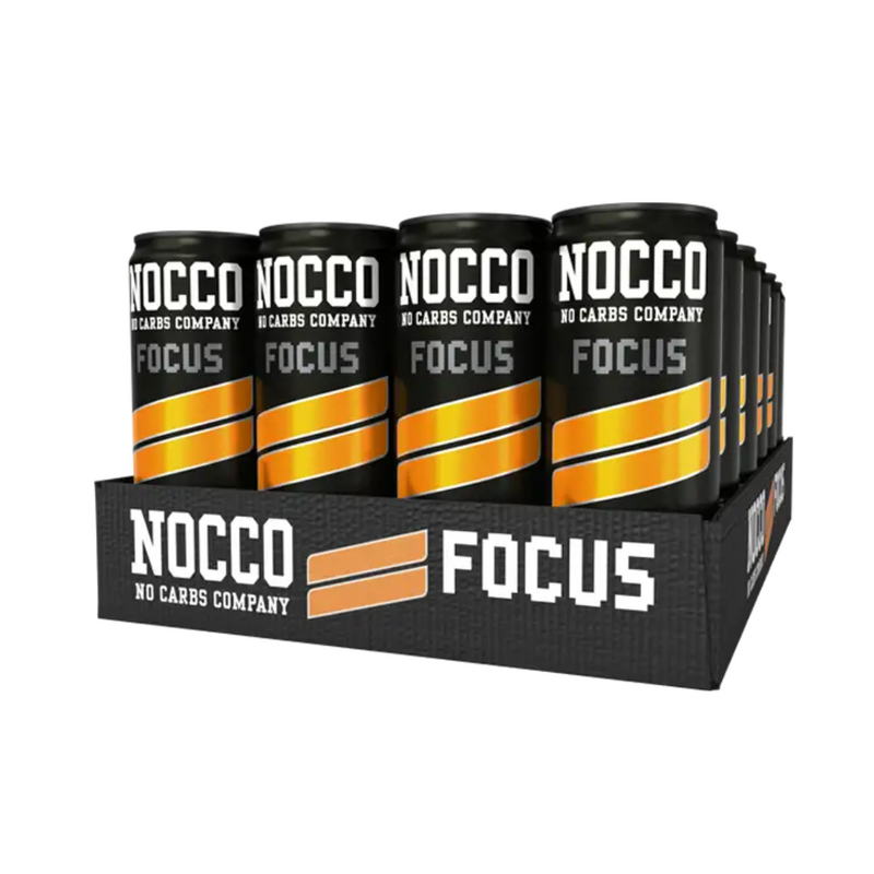 FOCUS energiajuoma, 24 kpl x 330 ml-Energiajuoma-NOCCO-Black Orange-Aminopörssi