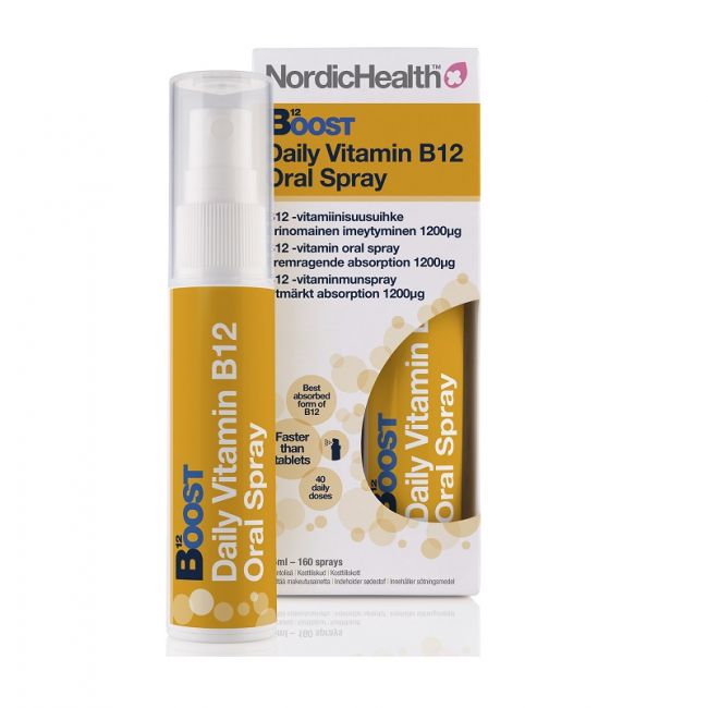 Boost B12-vitamiinisuihke-Nordic Health Sprays-Aminopörssi