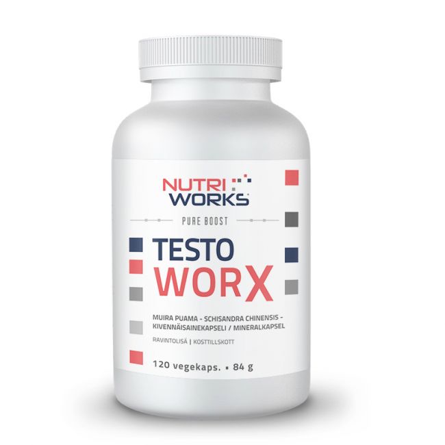 Testo Worx, vegekapseli-Nutri Works-Aminopörssi