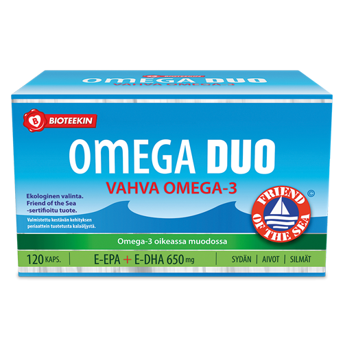 Omega DUO E-EPA+E-DHA-Bioteekki-Aminopörssi