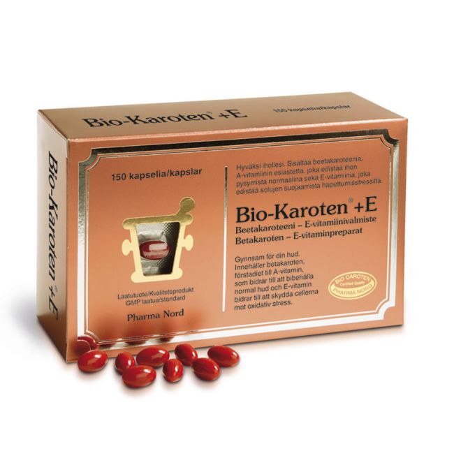 Bio-Karoten®+E, 150 kaps.-Pharma Nord-Aminopörssi