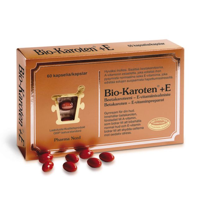 Bio-Karoten®+E, 60 kaps.-Pharma Nord-Aminopörssi