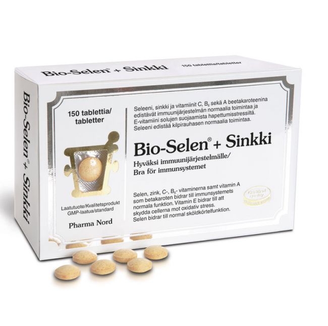 Bio-Selen®+Sinkki, 150 tabl.-Pharma Nord-Aminopörssi