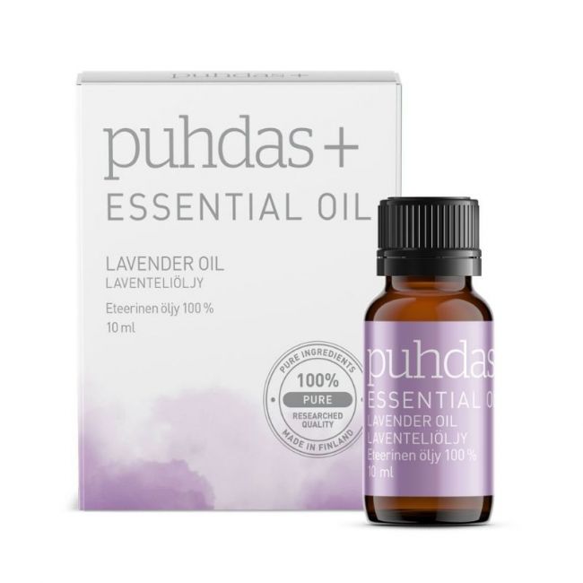 Eteerinen Laventeliöljy, 10 ml-Puhdas+-Aminopörssi