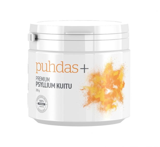 Premium Psyllium kuitu-Puhdas+-Aminopörssi