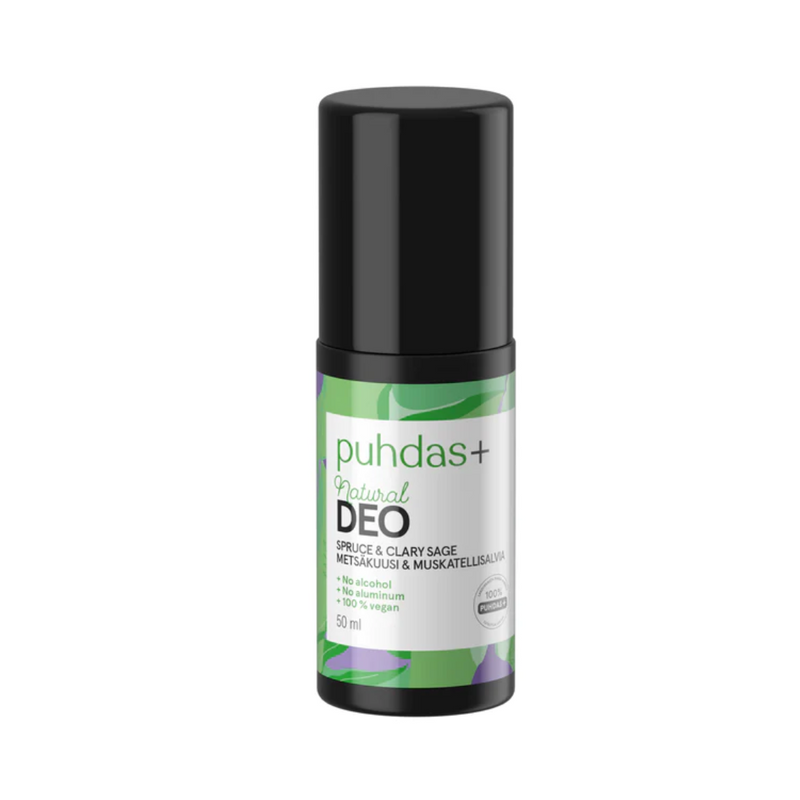 Natural Deo, 50ml-Deodorantti-Puhdas+-Aminopörssi