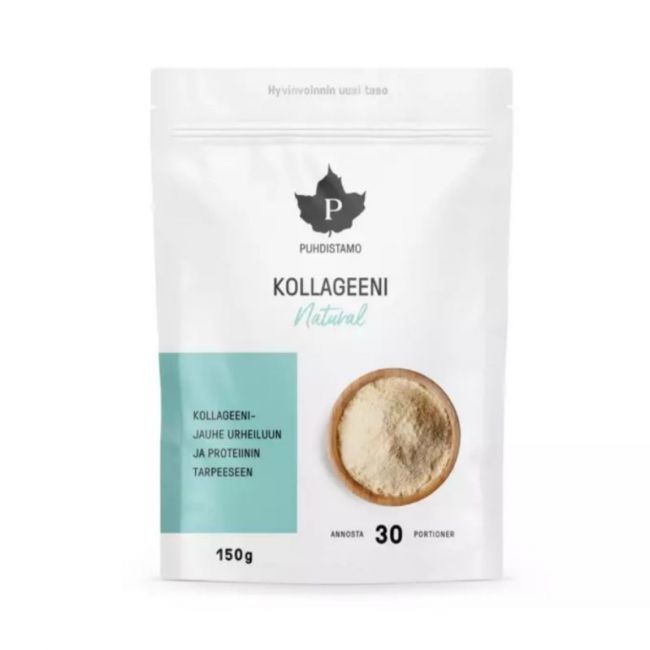 Kollageeni Natural 150 g-Puhdistamo-Aminopörssi