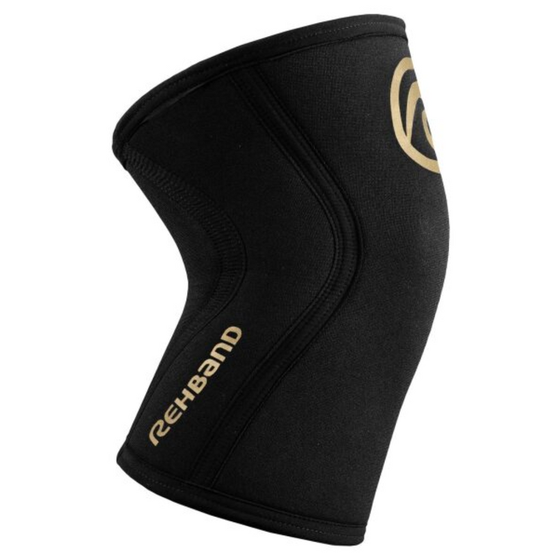 RX Knee Sleeve 5 mm Gold/ Black-Polvituki-Rehband-S-Aminopörssi