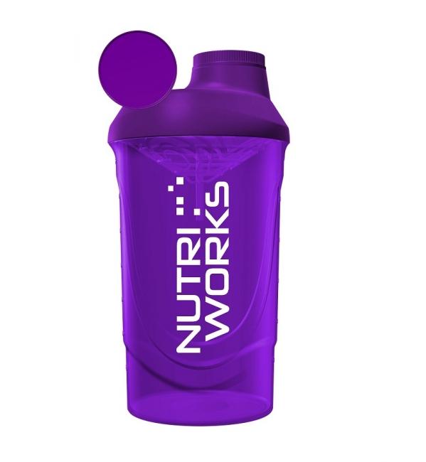 Shaker, 600 ml violetti-Shaker-Nutri Works-Aminopörssi
