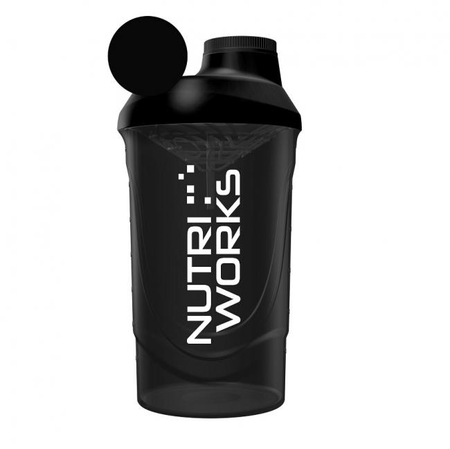 Shaker, 600 ml musta-Shaker-Nutri Works-Aminopörssi