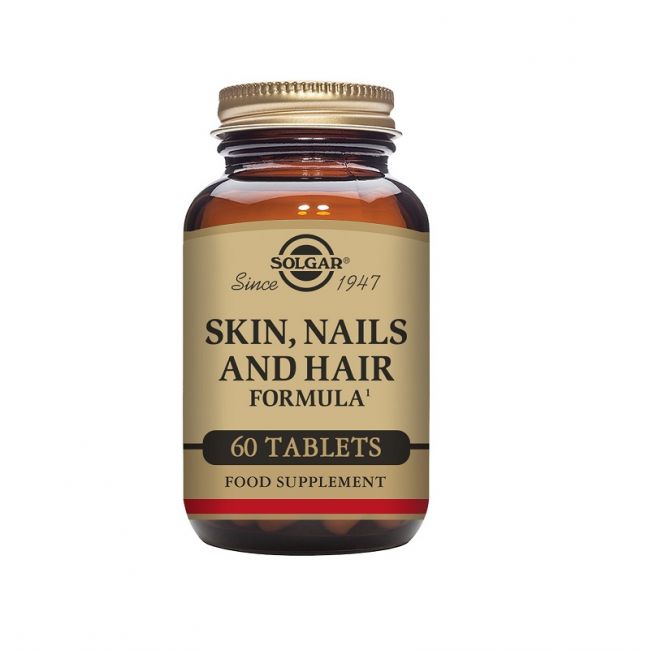 Skin, Nails & Hair Formula 60 kaps.-Solgar-Aminopörssi