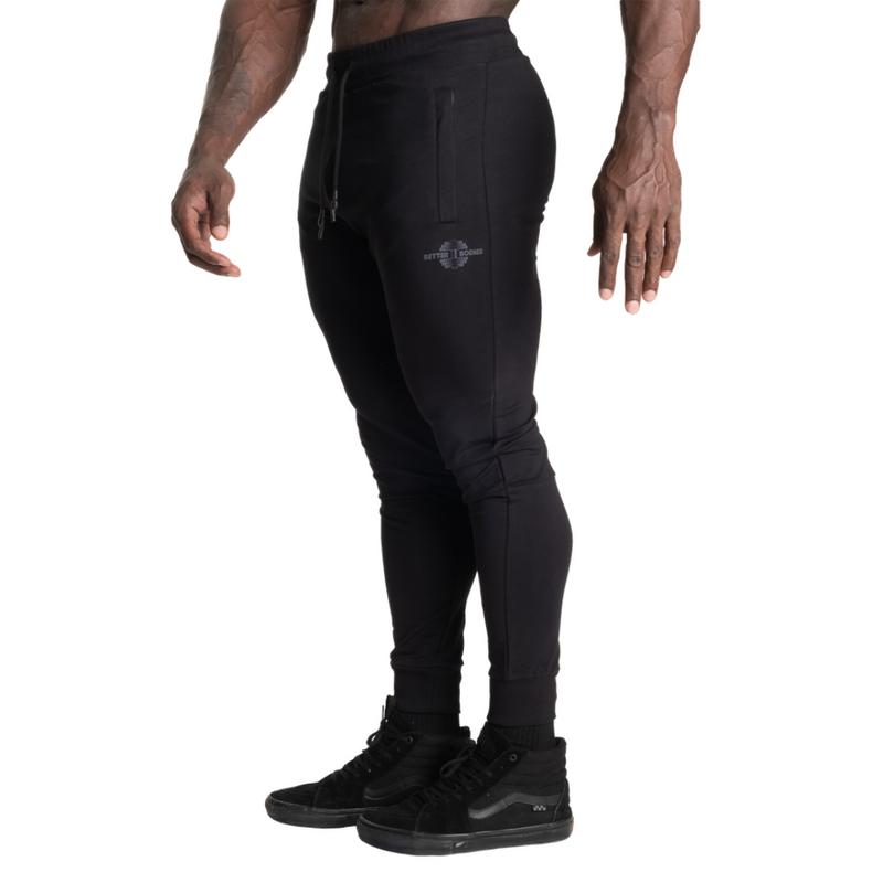 Tapered Joggers, black-Miesten housut-Better Bodies-S (painologo)-Aminopörssi