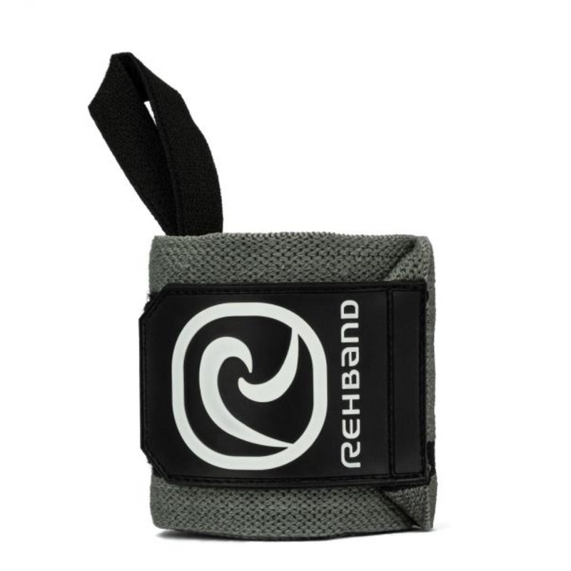 X-RX Wrist-Wraps Black/Steel Gray-Ranneside-Rehband-Aminopörssi